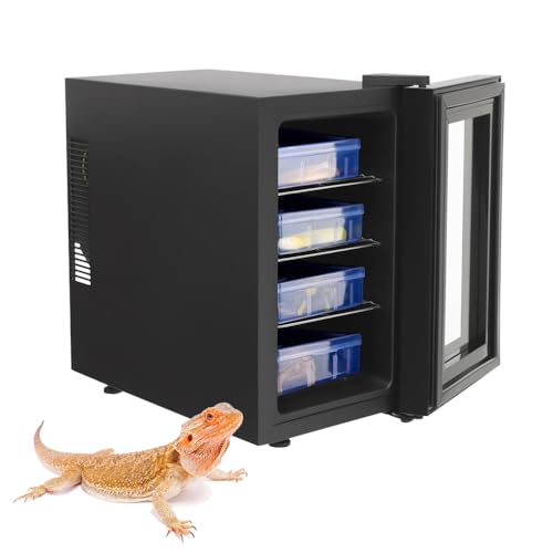 Reptile Incubator, 23L Reptile Egg Incubator with LED Light, 50-104℉ Temp Adjustable Hatching Cabinet with LED Display, for Snakes, Turtles, Lizards, and Other Reptiles, for Scientific Lab, Home