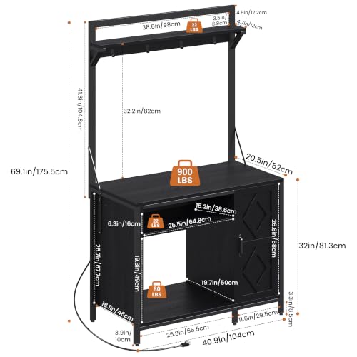 Saudism 75-120 Gallon Reptile Tank Stand with Display Shelf | Heavy metal frame - color: Black, size: For 120 Gallon Tank