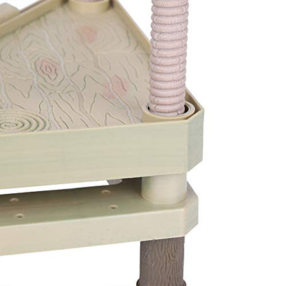 YOUTHINK Turtle Basking Platform, Reptiles Floating Platform with Ramp Stairs Turtle Dock Floating Platform for Turtles Aquarium Fish Tank Decor