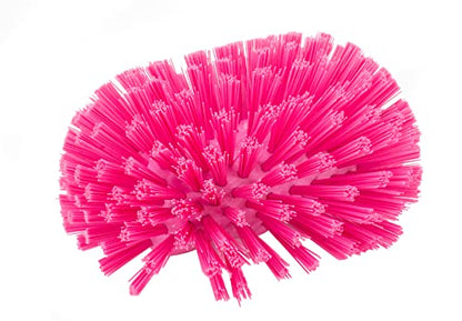 SPARTA Tank and Kettle Scrub Brush Heavy-Duty Tile Brush, Color-Coded and Handle Compatible (Sold Separately) for Optimal Access in Spacious Containers, Plastic, 5.25 X 7.5 Inches, Pink - color: Pink