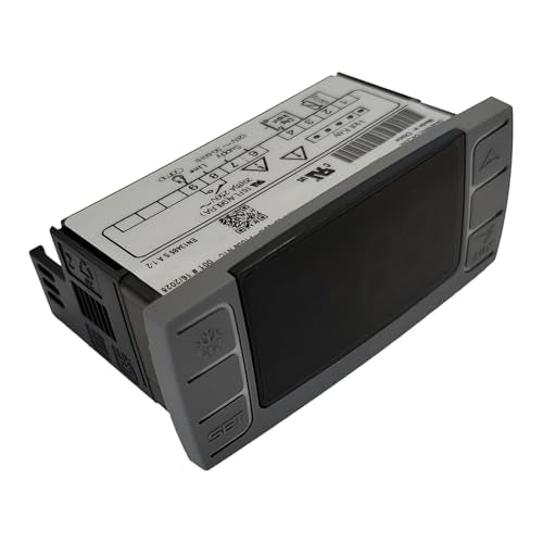 XR02CX-4N1F1 Temperature Controllers Refrigerator Digital Thermostat Controller for Fridges Freezers Heating Appliances 120V/50-60Hz with NTC Probe & Clasp - style: XR02CX-4N1F1