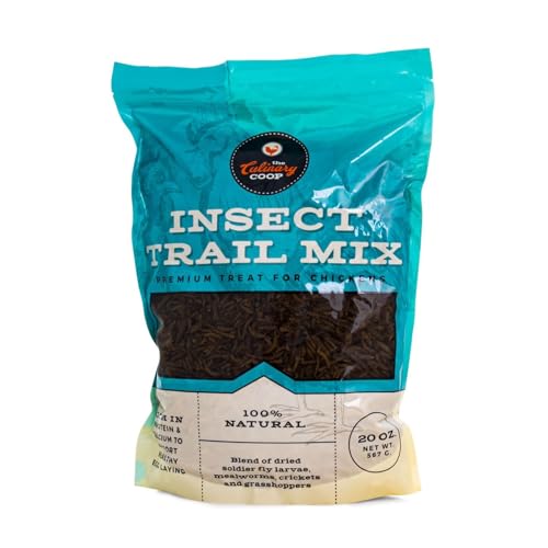 Fluker's Culinary Coop Premium Chicken Treats, Dried Insect Trail Mix, 20 oz