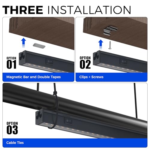 Barrina T5 Plant Lights, 4FT 160W (8 X 20W), Yellow, 8 Packs, Black Cover | Full Spectrum, Plant Grow Lights Indoor with Magnetic Bar, Linkable, 3 Mounting Modes, Individual Switch, Black Cover - color: Yellow, size: 4ft-black Cover