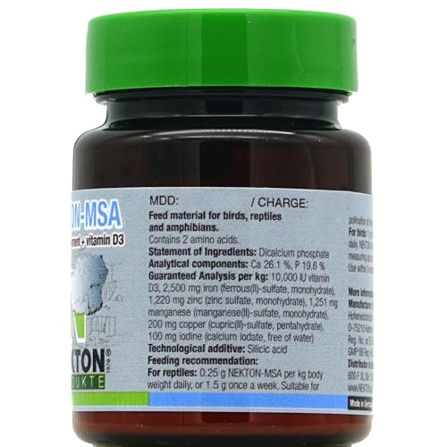 Nekton-MSA High-Grade Mineral Supplement for Pets 40gm - size: 1 Ounce (Pack of 1)