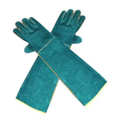 62cm Extended Animal Protection Gloves - Anti-Bite, Scratch Resistant Arm Guards For Pet Handling & Reptile Safety