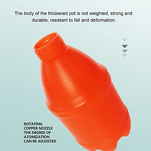 Hand Pressure Trigger Spray Bottle with Adjustable Copper Nozzle for Efficient Watering