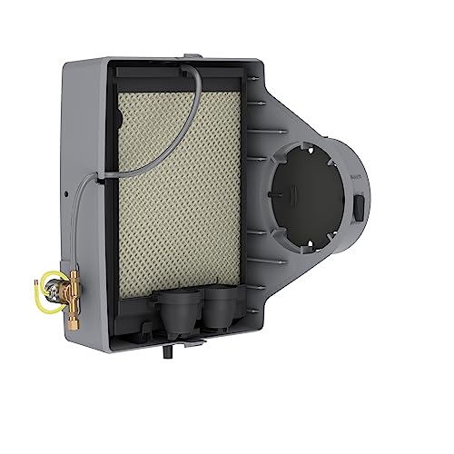 AprilAire 400M 17-gal. Whole-House Evaporative Humidifier with Manual Control for up to 5,000 sq. ft. + AprilAire Model 5843 Humidifier Installation Kit - style: Humidifier + Install Kit