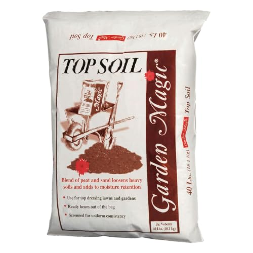 Michigan Peat Garden Magic Organic Potting Topsoil Mix, 40 lb, White | Moisture Retaining Organic Blend for Indoor and Outdoor Planting, Potting, Gardening, and Landscaping - size: 40-Pound (1 Pack)