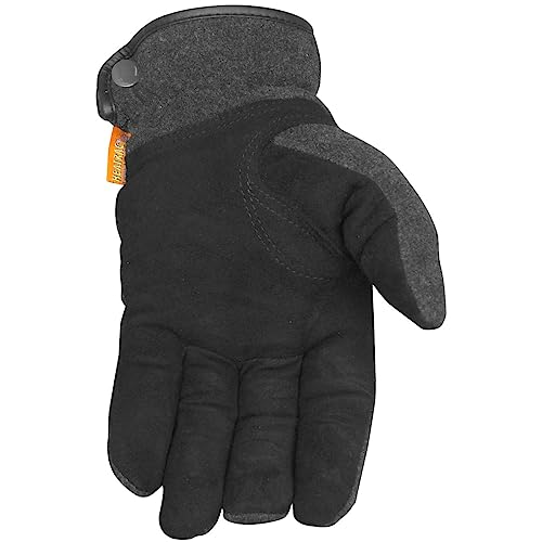 Caiman Leather Palm Gloves - size: Medium