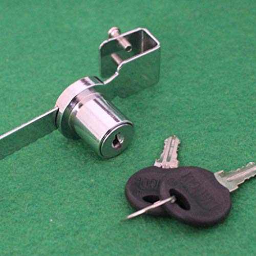Cabinet Locks,Drawer Lock,Mailbox Lock,Durable Terrarium Showcase Display Cabinet Sliding Glass Door Window Lock with 2 Keys