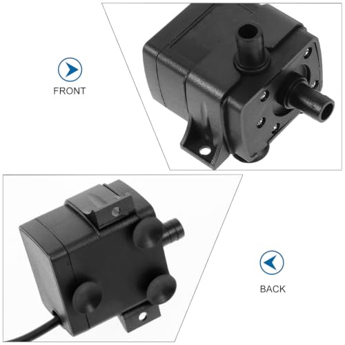 Mini Submersible Water Pump for Fountains and Fish Tanks with Quiet Operation, Abs Material, 90l/h to 240l/ Rate, Practical Small Pond Pump for Aquarium and Outdoor Use