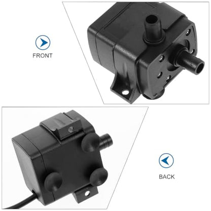 Mini Submersible Water Pump for Fountains and Fish Tanks with Quiet Operation, Abs Material, 90l/h to 240l/ Rate, Practical Small Pond Pump for Aquarium and Outdoor Use