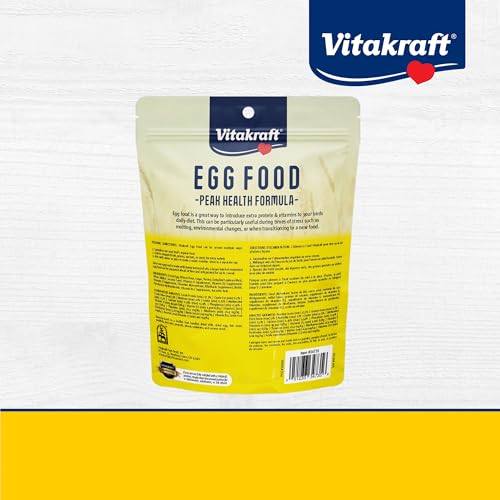 Vitakraft VitaSmart Egg Food for Birds - Daily Supplement for Parrots,Parakeets,Cockatiels,and Canaries - Bird Calcium Supplement 1.1 Pound,(Pack of 2) - size: 1.1 Pound (Pack of 2)