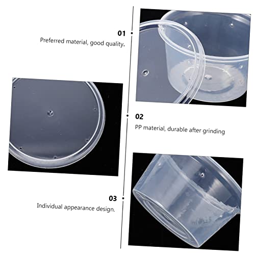 POPETPOP 10pcs Reptile Breeding Box Lightweight and Feeding Container for Snakes Turtles Spiders and Lizards Habitat for Easy Observation and Care