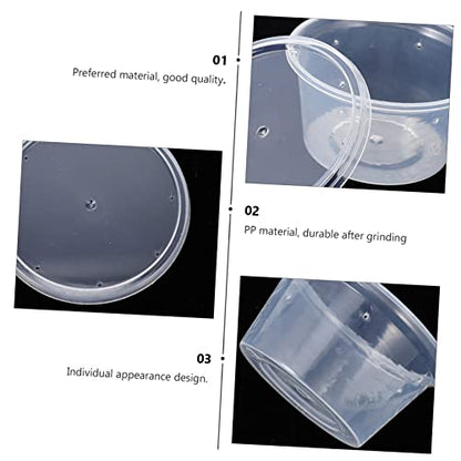 POPETPOP 10pcs Reptile Breeding Box Lightweight and Feeding Container for Snakes Turtles Spiders and Lizards Habitat for Easy Observation and Care