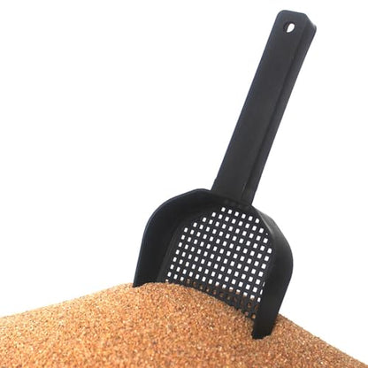 Litter Box Scoop - Litter Box Scooper, Hangable Cat Scoop with Ergonomic Handles | Efficient Cleaning Reptile Terrarium Bedding Substrate for Turtle, Frog, Hedgehog, Lizard, Snakes - color: small