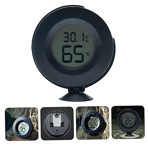 VICASKY 1pc Reptile Hygrometer Thermometer Digital Humidity Monitor for Reptiles Accurate Temperature Gauge with Sensors Durable Construction for Long Term Use