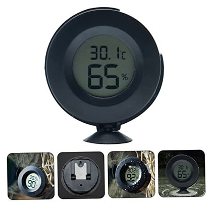 VICASKY 1pc Reptile Hygrometer Thermometer Digital Humidity Monitor for Reptiles Accurate Temperature Gauge with Sensors Durable Construction for Long Term Use