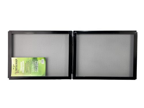 H2Pro - Reptile Realm - Aquarium Mesh Lid Screen Cover – Metal Screen Top for Fish Tanks & Terrariums, Rust-Resistant, High Airflow Design (20 Long - 30 3/8" x 12 5/8") - size: 20 Long - (30 3/8" x 12 5/8")