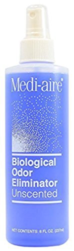 BARD HOME HEALTH DIV 577018U 8 oz. Medi-Aire Biological Odor Eliminator Spray Bottle, Unscented