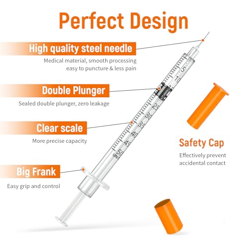 0.5ml 30G 1ml/cc 5/16" (8mm) Pack of 25 - size: 0.5ml-30G 5/16", style: 25 Pack