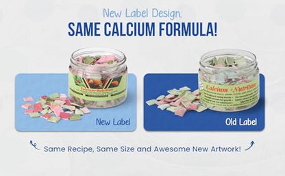Calcium + Nutrition - For Breeding, Strong Shells, Healthy Molts, 100% Natural, Does Not Dissolve in Water, Fast Sinking For Aquatic Shrimp, Snails, Plecos and more! Biologist Made in USA