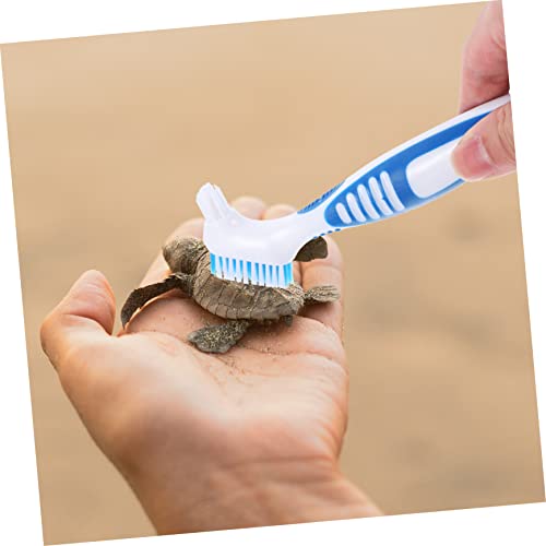 Aquatic Tortoise Shell Cleaning Brush Turtle Shell Mud Dirt Remover Brush for Fish Tank and Reptile Tank Cleaning