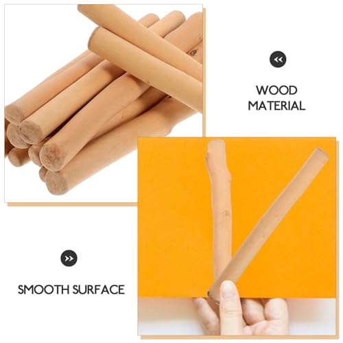 EXCEART Natural Drift Wood Pieces 12Pcs for DIY Crafts Rustic Vase Filler Beach Decor Wedding Table Centerpiece Decoration Wood Branches - size: 15.00X1.50X1.50CM