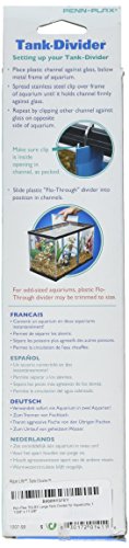 Penn-Plax Large Tank Divider for Aquariums, 11-3/8" x 11-3/8" (TDLBX) - size: Large