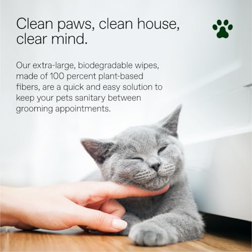 ALŌH Hypoallergenic Multi-Purpose Pet Wipes, All-Natural & Unscented | Grooming & Cleaning Wipes for Paws, Butt, Face & Body - Sensitive Skin Safe with Coconut & Avacado Oil - 50 Wipes - color: Unscented (1 Pack)