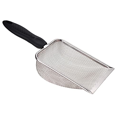 Reptile Sand Cleaning Tool Mesh Screen Fecal Spoon for Cats and Reptiles
