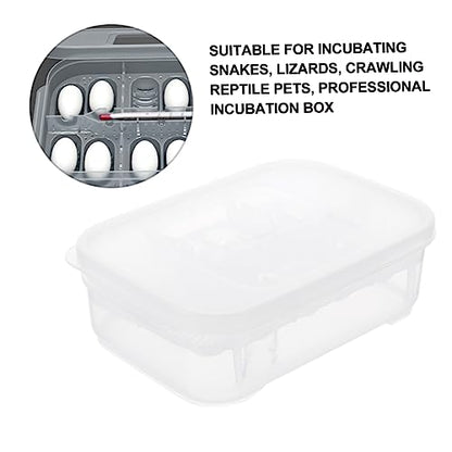 Reptile Hatching Incubation Box for Lizards Two Design for Eggs Hatching Container for Scientific Research and Boys and Girls Curiosity Lightweight and
