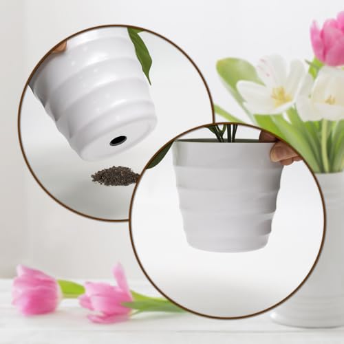 20pcs Flower Pot Hole Mesh Pad,Planter Mesh Drainage Screen DIY Drainage Netting,Prevent Soil Loss Bottom Grid Mat for Gardening Essentials/Gardeners(11.8x7.8 Inch)