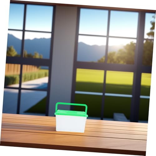 HEMOTON Desktop Handheld Portable Aquarium for Fish Turtles and Hamsters Pet Transport Box for Travel Versatile and Easy to Fish Tank Design