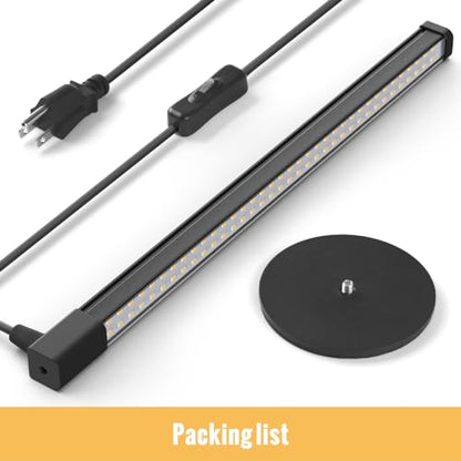 Vertical Grow Light, 72 LEDs Full Spectrum Bar, 5000K, T5, 11W | 1.4FT Grow Light, Wide Illumination Area Full Spectrum, Aluminum Housing, On/Off Switch for Houseplants