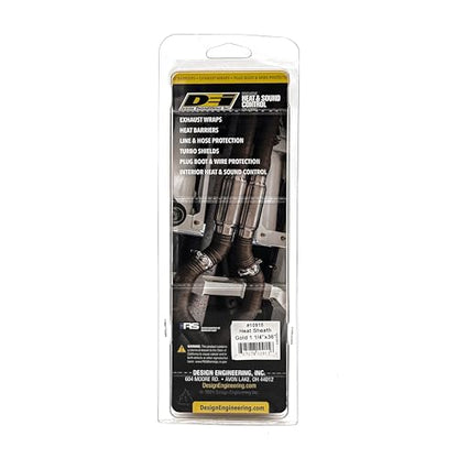 DEI Heat Sheath Gold High Temp Line Sleeve Reflects Heat 1-1/4" x 36" - size: 1-1/4" I.D. x 36"