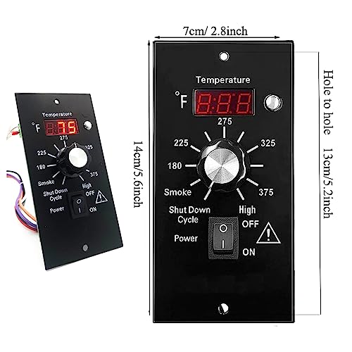 Digital Thermostat Pro Controller Compatible with Traeger Wood Pellet Grills, Traeger Grill Replacement Parts Upgrade Control Board Panel Temperature Thermometer, with RTD Probe Sensor