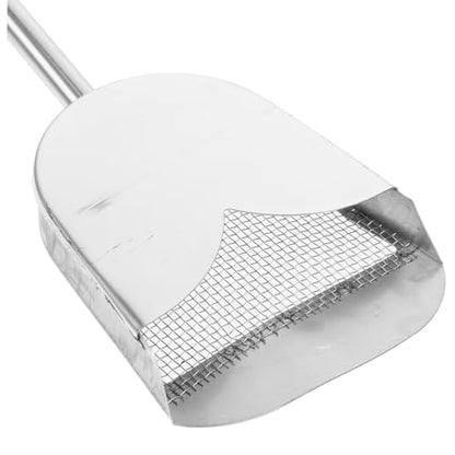 UKCOCO Adjustable Telescopic Stainless Steel Bird Cage Cleaning Tool Compact Poop Scooper for Small Animals Durable Waste Removal for Chicken Coop and Reptile Litter