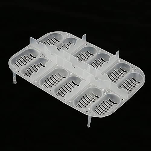 YUYTE Box for Snakes 12 Grids Snakes Lizards Reptiles Eggs Incubator Tray with – and Easy to Egg Hatcher Box, Ideal for Hatching, Lizards, Geckos, and More