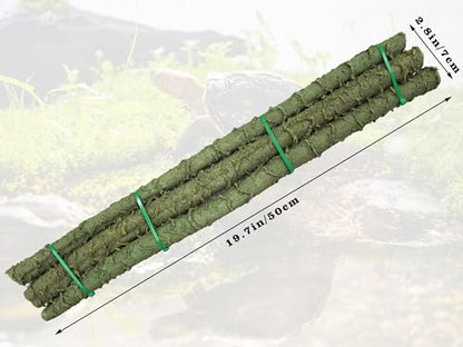 Oooct Turtle Climbing Toys, Plastic Simulation Reptile Climbing Ramp, Reptile Tank Terrarium Accessories, Jungle Climber Long Vines Habitat Decor for Lizards Geckos Snakes