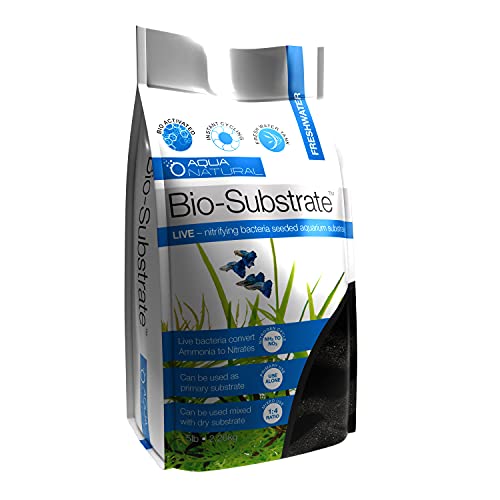 Aqua Natural Bio-Substrate, Galaxy Sand, 5lb (Wet) | Sand seeded with start up bio-active nitrifying bacteria