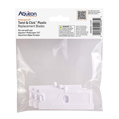 Aqueon ProScraper 3.0™ Twist & Click™ Plastic Replacement Blades, 3 Pack - size: One Size, style: Plastic Replacement Blades