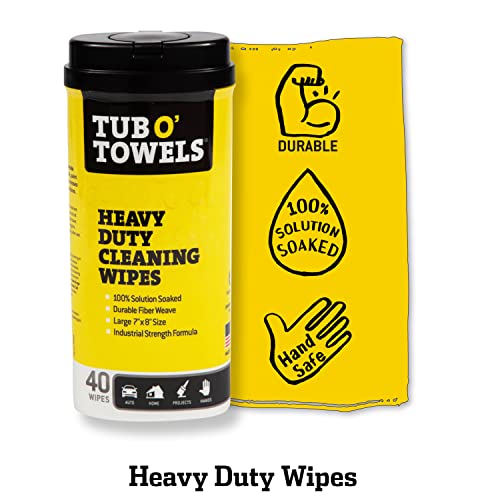 Tub O' Towels Household Cleaning Wipes Variety Pack, 7" x 8", 4-Pack - style: 4-Pack of Specialty Wipes