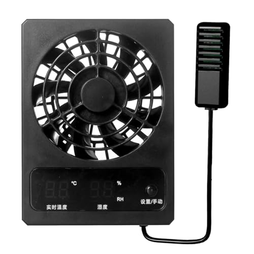 Reptiles Cooling Fan for Terrariums Low Chiller Air Coolers Humidity Reducer Chiller Automatic Control Reptiles Habitat Improvement - color: C