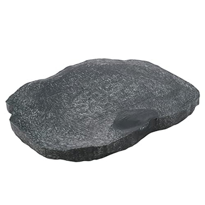 ANGGREK Incubation suppliespet Dish for Lizards Reptile Bowl Large Russian Tortoise Water Turtle Food Dishes Bearded Dragon Feeding Medium Snake Shallow Plastic Small Bath 21 by 14 cm (M) - size: Medium