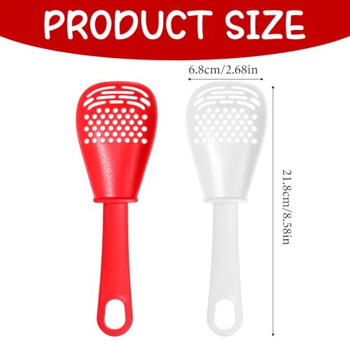 2 PCS Litter Scooper Small Holes, Plastic Hamster Sand Bath Shovel, Cat Litter Box Scoop Cleaning Tool for Guinea Pig Reptile Hamster Cage Accessories