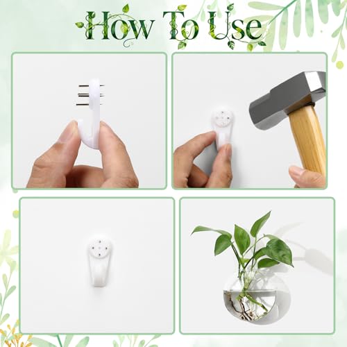 Wall Propagation Planters, 4 Pack Oblate Hanging Plant Holder Vase | Glass Terrariums Station, Hydroponic Indoor Flowers, Excludes Plants, Bathroom Living Room Office Decor, Gift for Plant Lover - size: 5.1"L x 2.4"W x 5"H