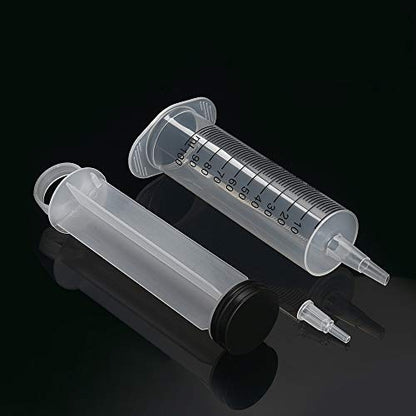 3 Pack 100ml Syringes, Large Garden Syringe for Scientific Labs, Watering, Refilling - style: 100ml