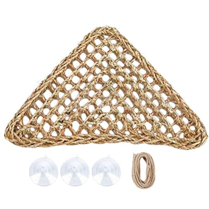 Reptile Hammock with Rope Breathable Pet Supplies | Lizard Hammock Reptile Climbing Accessories for Bearded Dragon Spider Home Cage Enclosure Terrarium Tank Exercise - color: 27x20cm