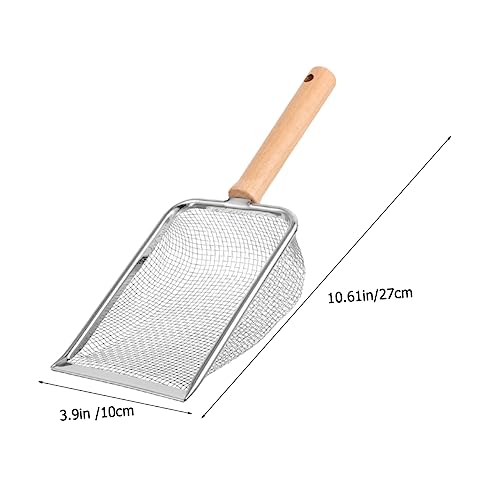 Reptile Litter Scoop and Handle Ergonomic Design for Easy Cleanup of Reptile Waste for Pets